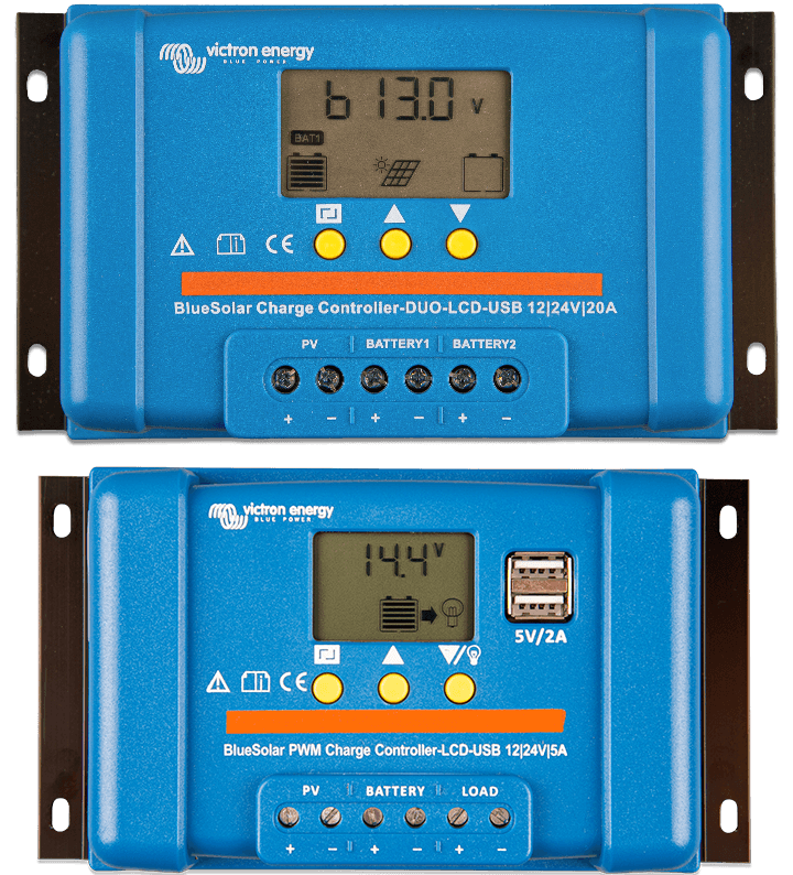 Controlador de carga BlueSolar PWM (DUO) LCD y USB