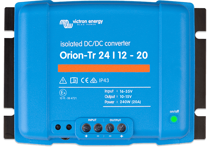 Convertidores CC/CC Orion-Tr aislados: