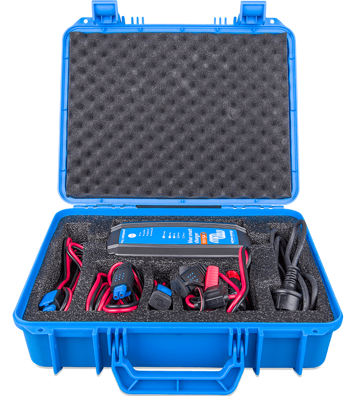 Maletín para cargadores Blue Smart IP65 y sus accesorios