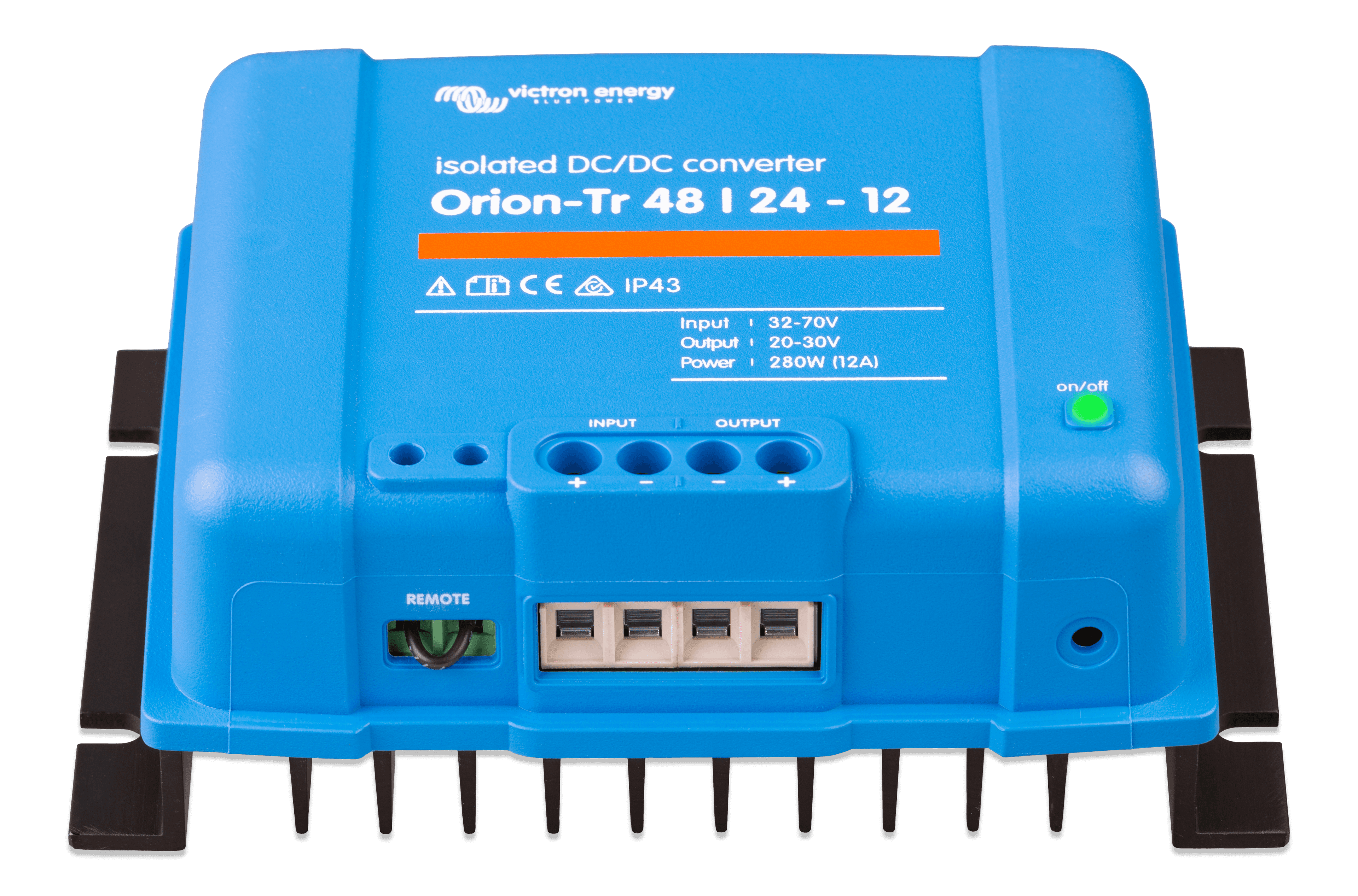Orion-Tr 48/24-12A (280W) Isolated DC-DC converter (front2) thumbnail