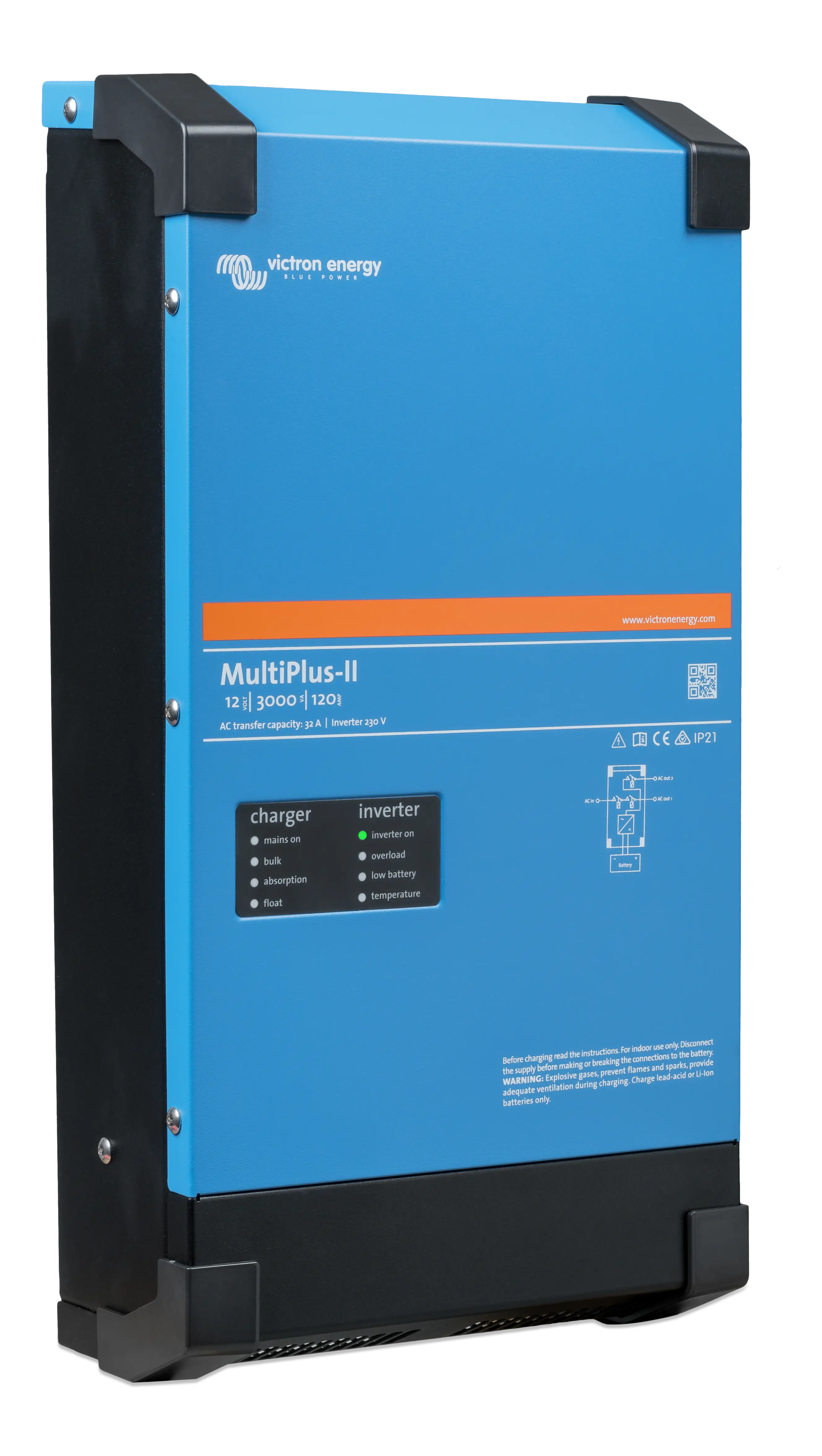 MultiPlus-II 12V 3kVA 120-32 230V (right) thumbnail