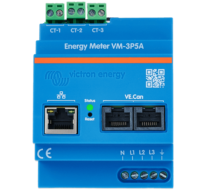 Contadores de energía VM-3P75CT, VM-3P5A, ET112, ET340, EM24 Ethernet y EM540