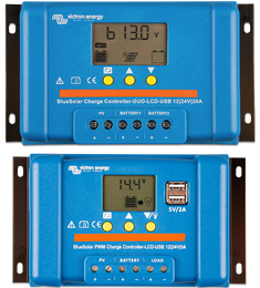 Controlador de carga BlueSolar PWM (DUO) LCD y USB