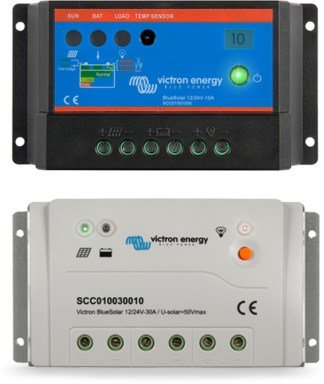Victron Energy Bluesolar PWM Light Solar Charge Controller Regulator 12/24v 10A, LCD & USB 