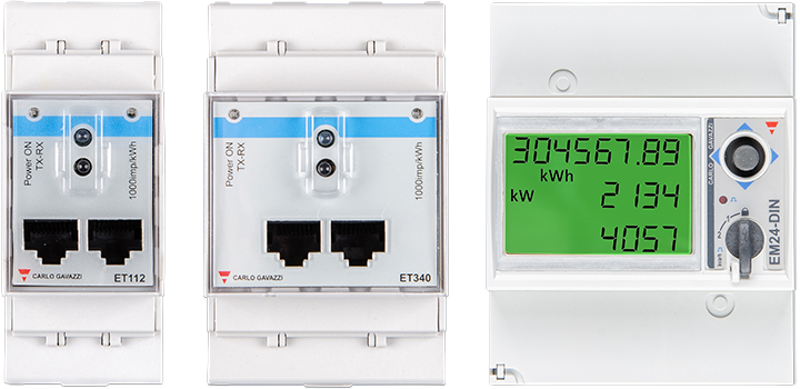 Contadores de energía ET112, ET340, EM24 Ethernet & EM540