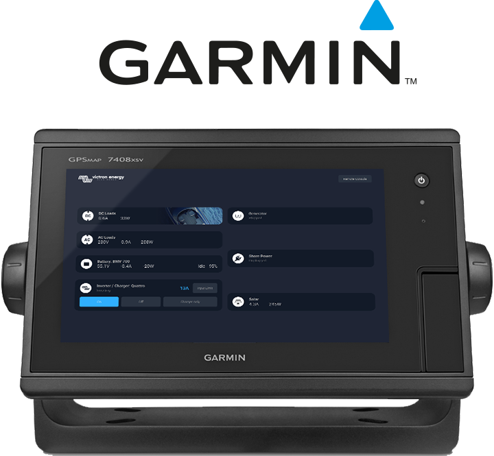 Integración GX en MFD marina - Garmin